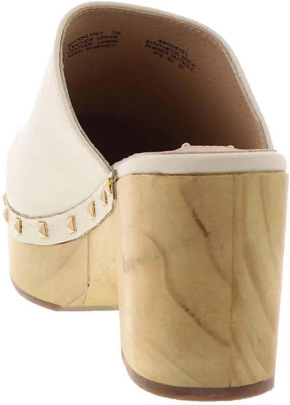 Steve Madden Brooklyn-1 Bone Leather Fashion Embellished Platform Rhinestones view 6