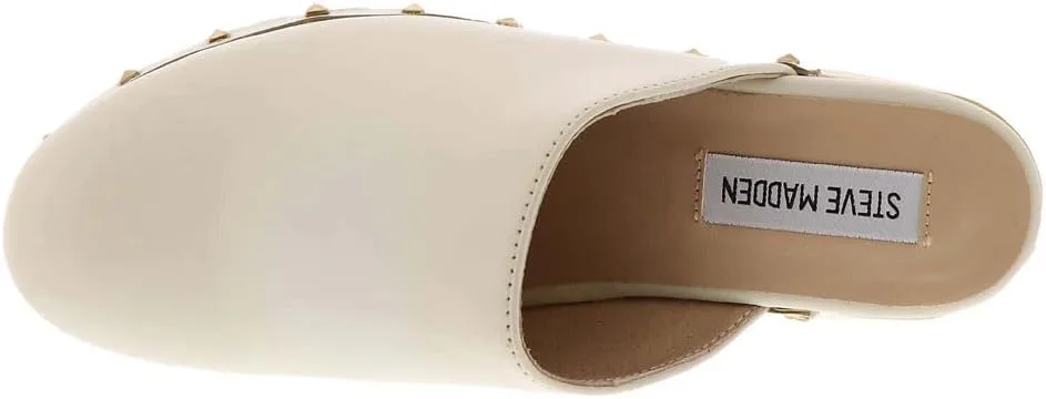 Steve Madden Brooklyn-1 Bone Leather Fashion Embellished Platform Rhinestones view 2