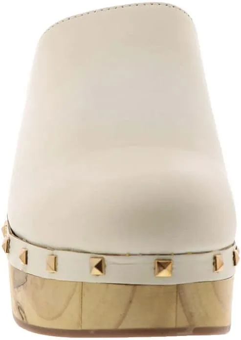 Steve Madden Brooklyn-1 Bone Leather Fashion Embellished Platform Rhinestones view 5