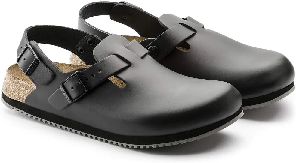 Birkenstock Women's Tokio Super Grip Leather Clogs view 6
