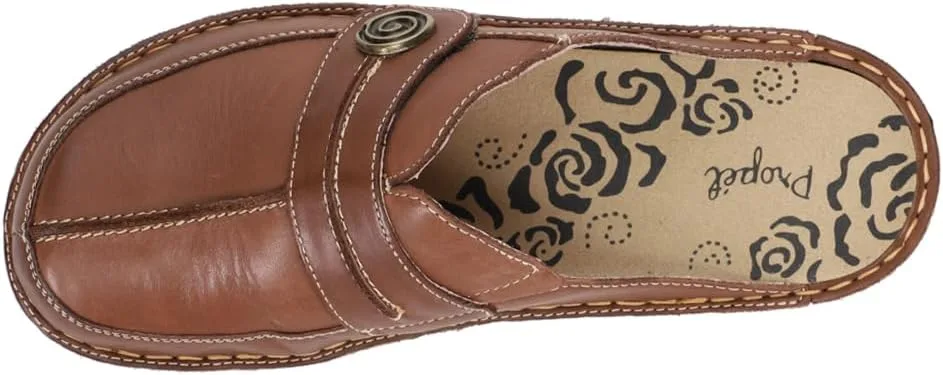 Propét womens Jana Food Service Shoe, Brown, 8 Wide US view 5