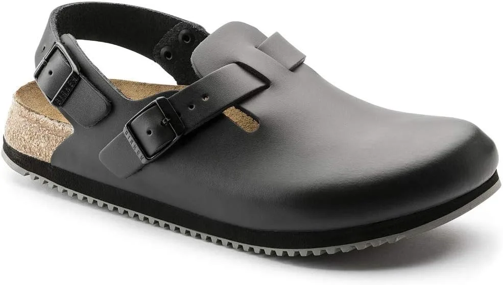 Birkenstock Women's Tokio Super Grip Leather Clogs view 4