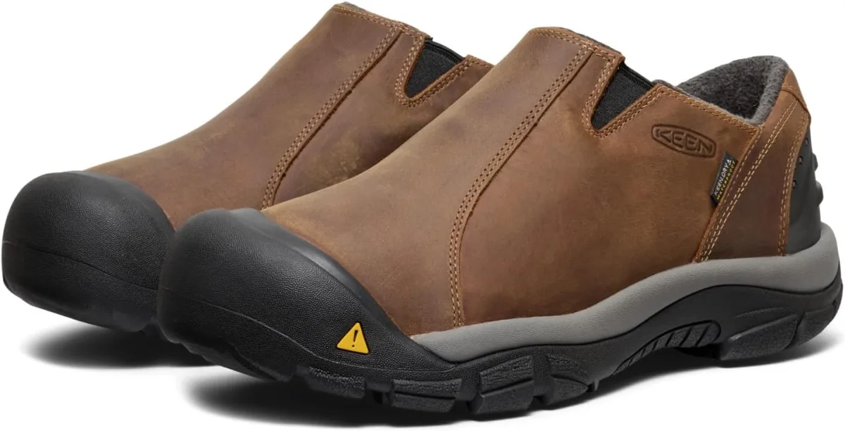 KEEN Men's Brixen Waterproof Slip on Mules view 5