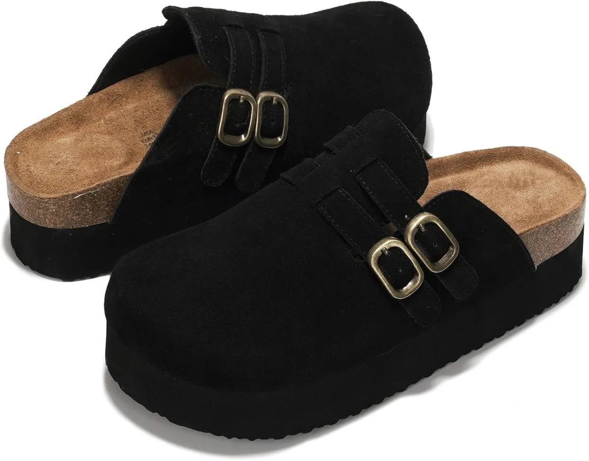 Project Cloud 100% Genuine Leather Clogs for Women view 3
