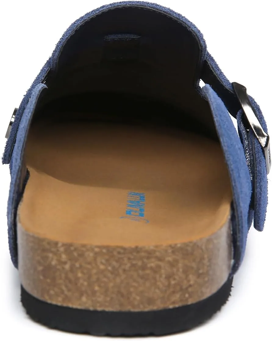 Dumalum Suede Clogs for Women and Men view 5