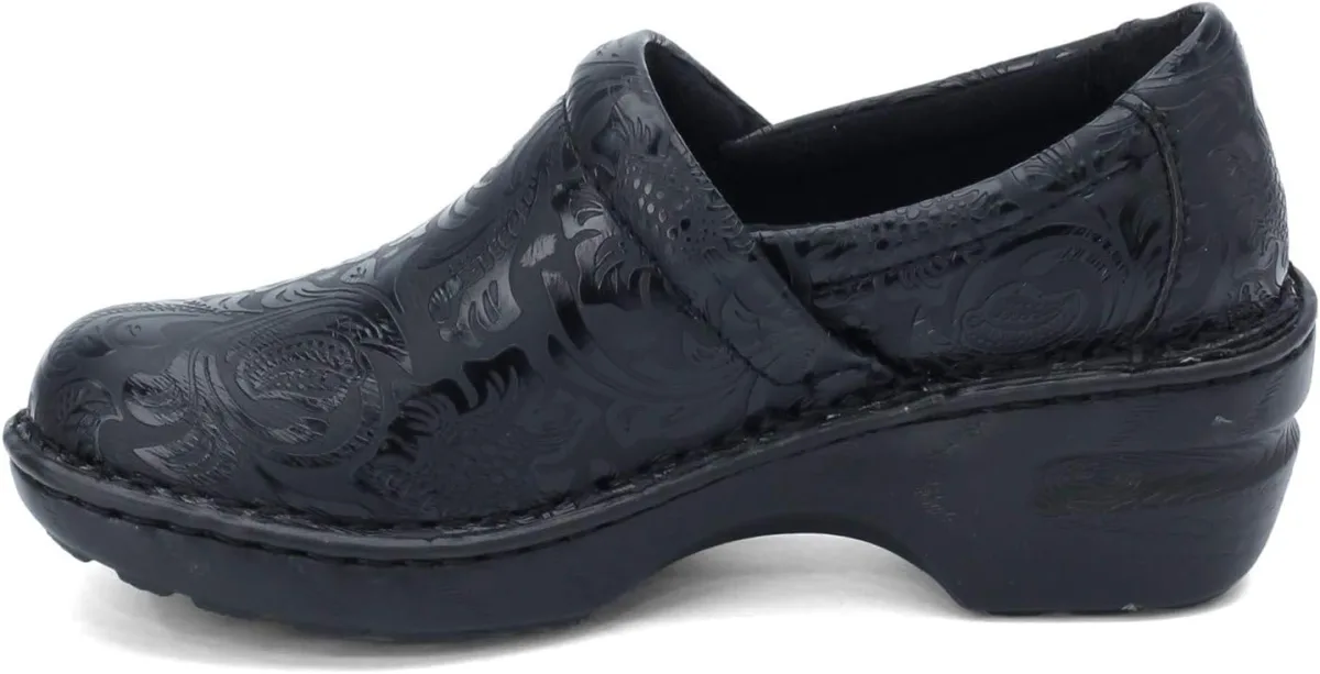 B.O.C. Women Peggy Tooled Leather Clogs view 4