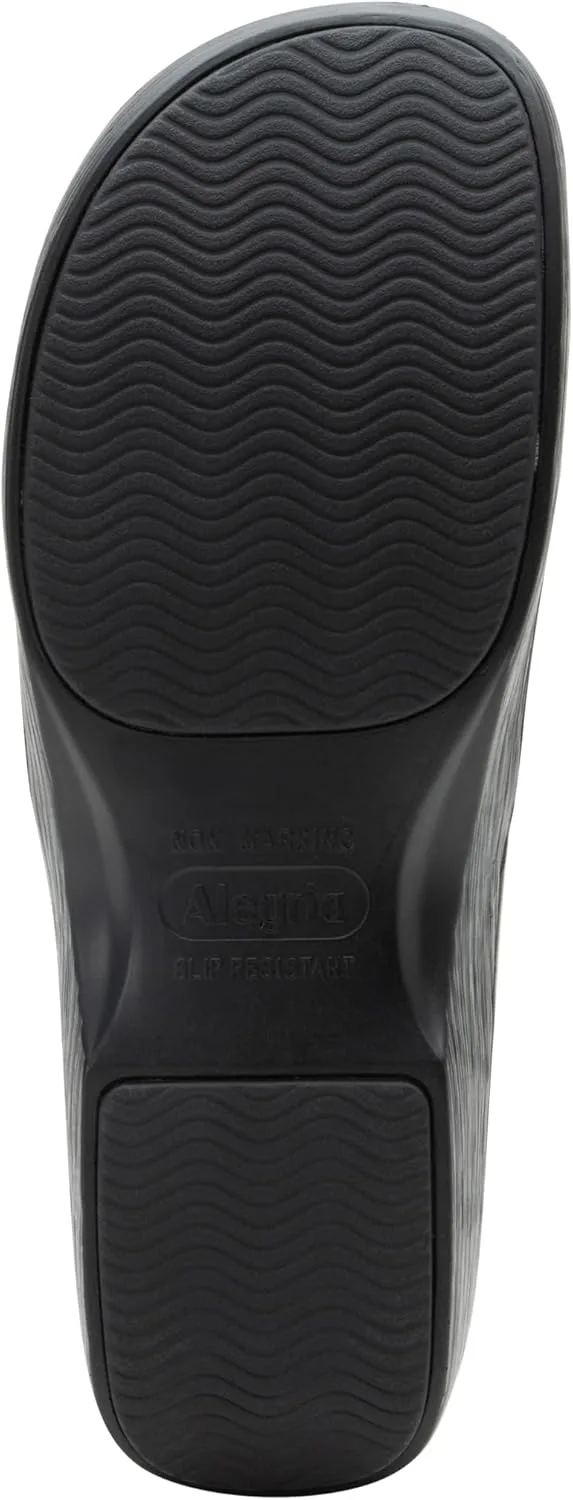 Alegria Women's Origin Orygin Wood Grain Leather Slip On Clog view 5