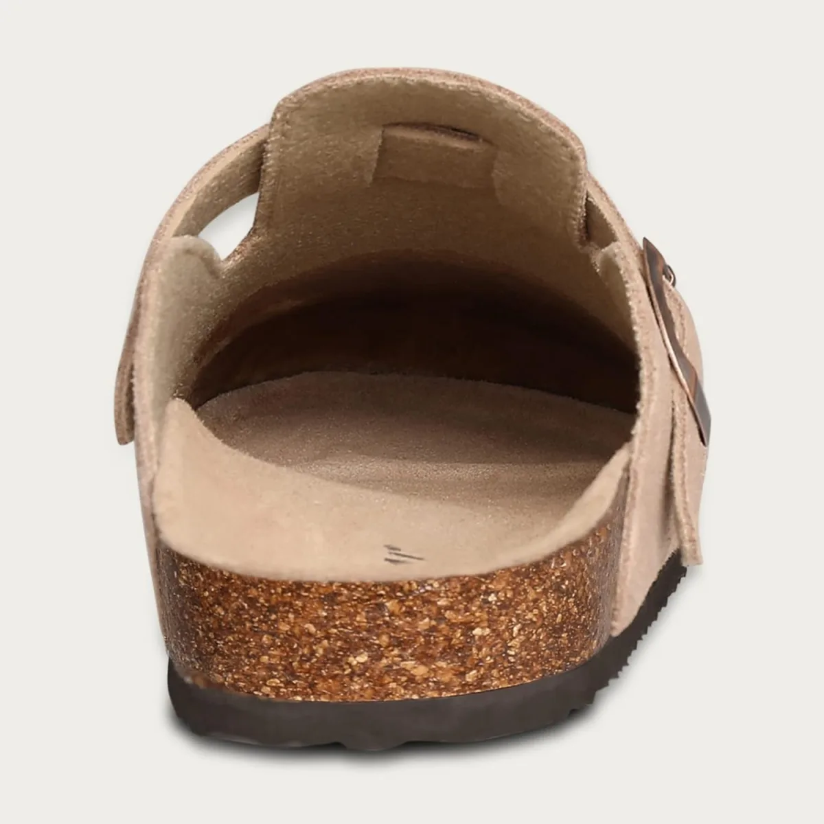 KIDMI Genuine Suede Clogs for Women Cork Footbed Sandals Leather Mules Potato view 5