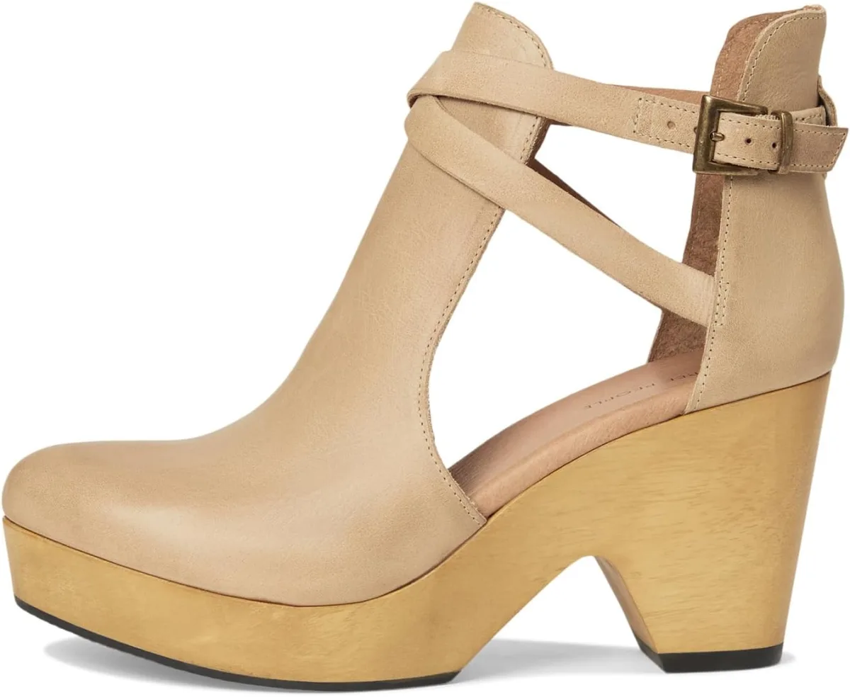 Free People Womens Cedar Leather Clogs view 4