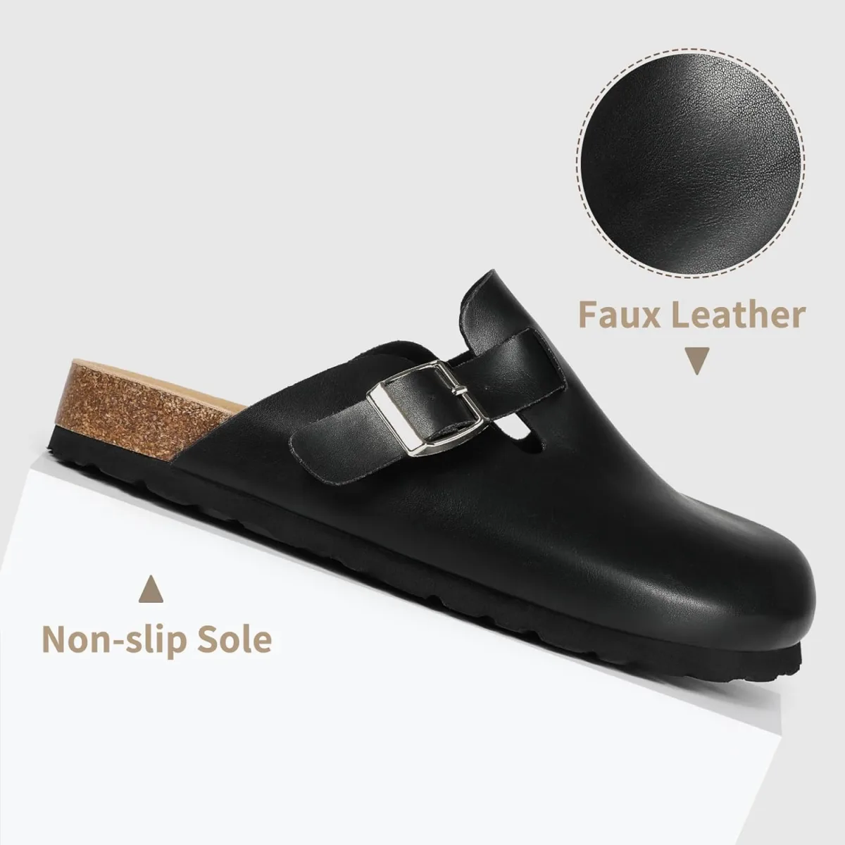 Dumalum Suede Clogs for Women & Men view 6