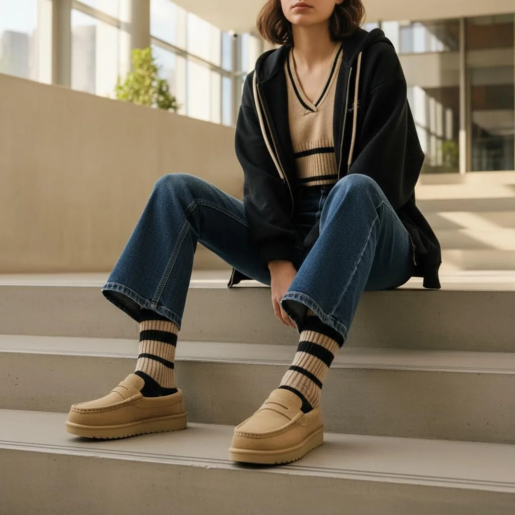 CUSHIONAIRE Ollie Cozy Genuine Suede Clogs for Women, Comfortable Slip-On Mule view 2