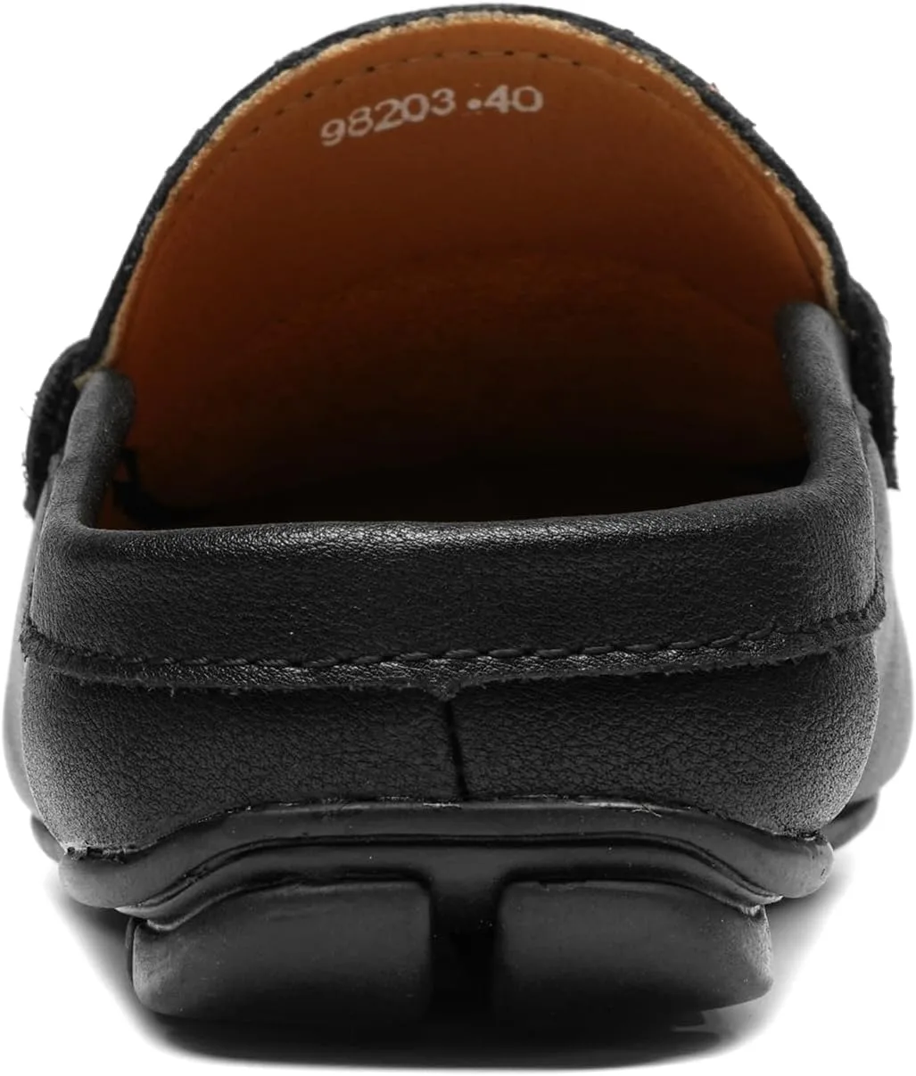 Men’s Slip-On Loafers Handmade Leather Slippers Breathable Comfortable Soft Ha view 3