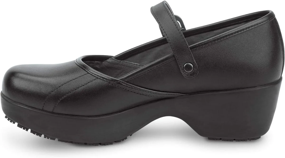 SR Max Vienna Women's Black Mary Jane Clog Style Slip Resistant Soft Toe Work view 4
