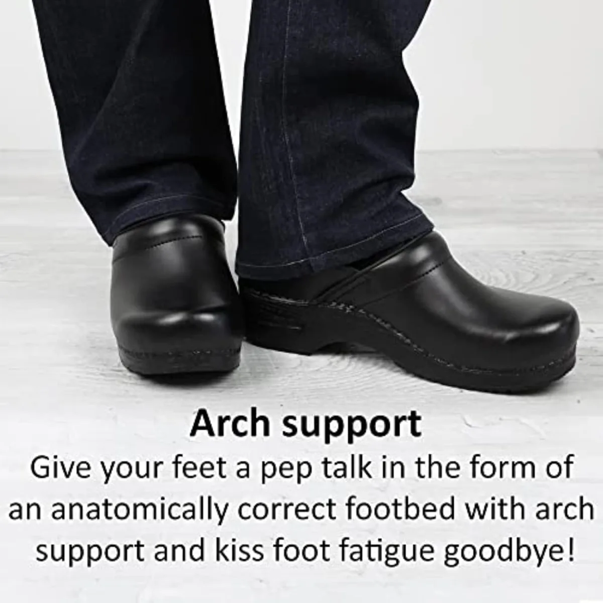 Sanita PU-Coated Leather Professional Clogs for Men view 5