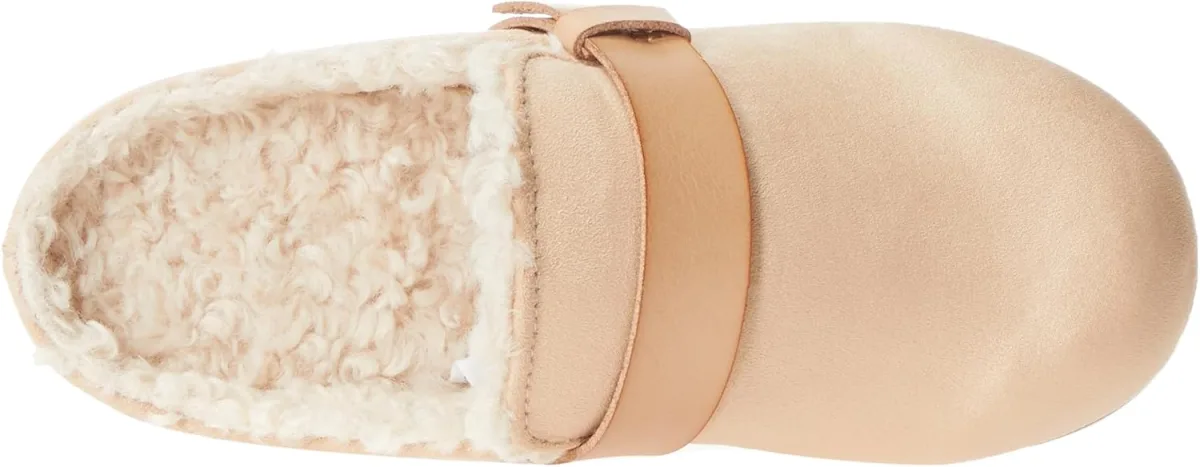 Amazon Essentials Womens Backless Shearling Memory Foam Mule view 4