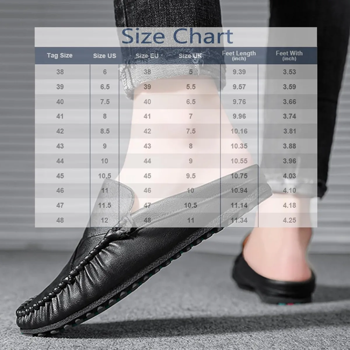 Men’s Handmade Leather Mules Clogs Slip-On Backless Loafers Breathable Comfort view 6