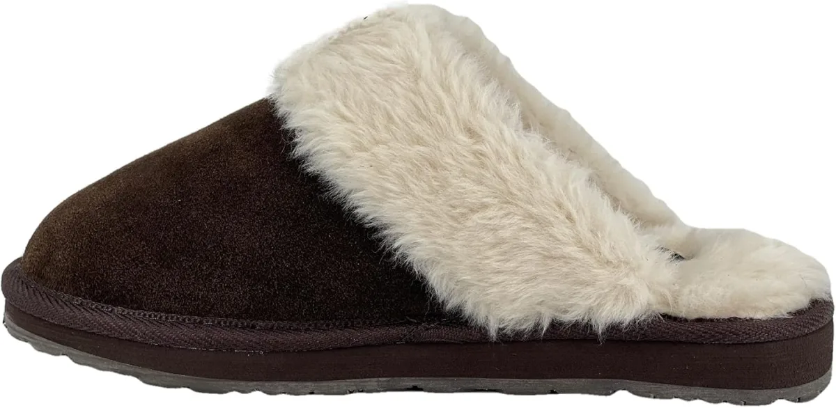 Clarks Womens Open Back Suede Leather Comfort Clog Slipper JMS0583C view 3