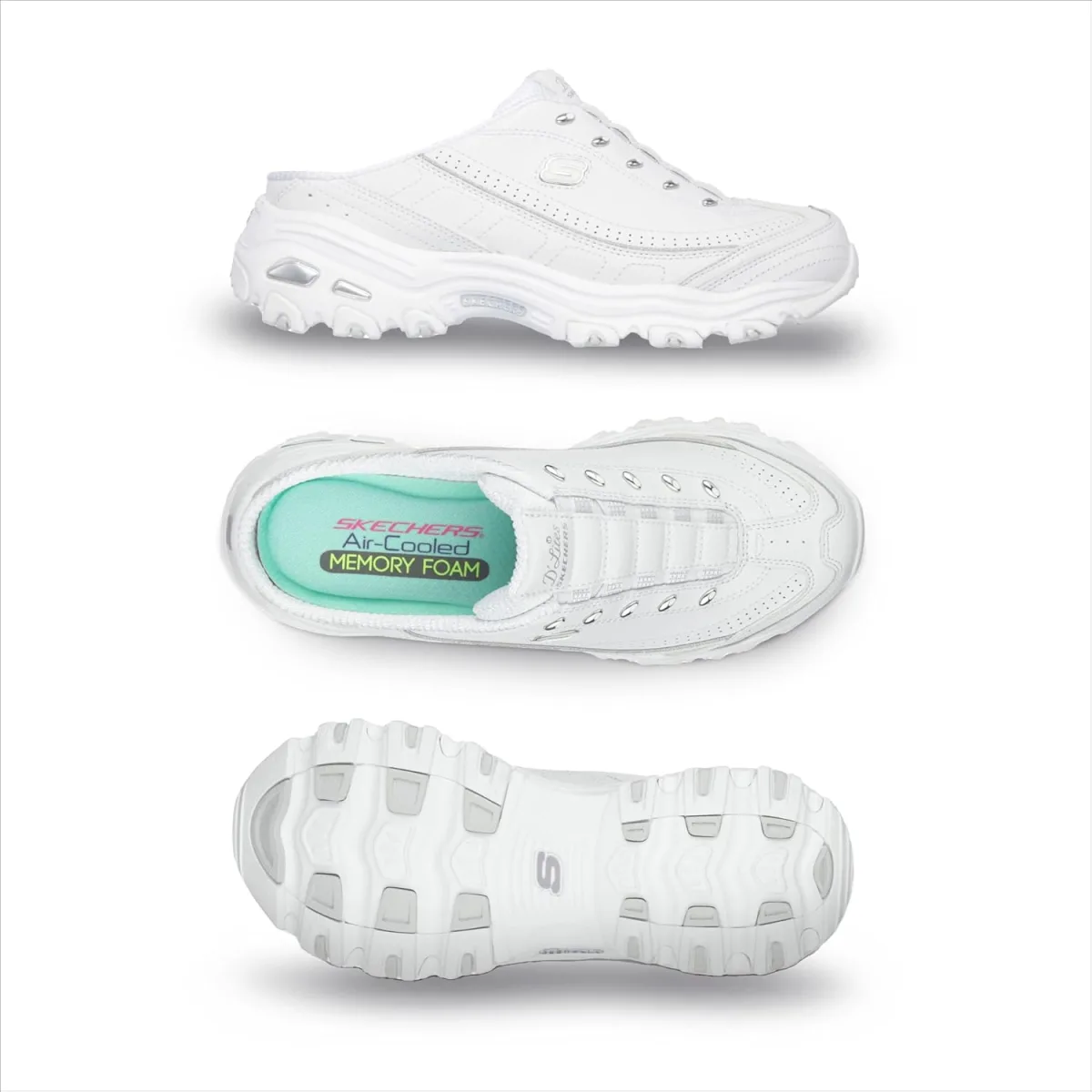 Skechers Sport Women's D'lites Bright Sky Fashion Sneaker view 3