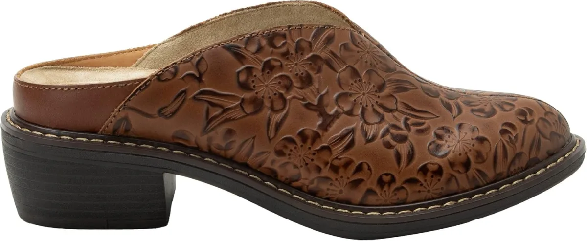 Alegria Women Michy Mule Western Open Back Leather Clog Heel view 2