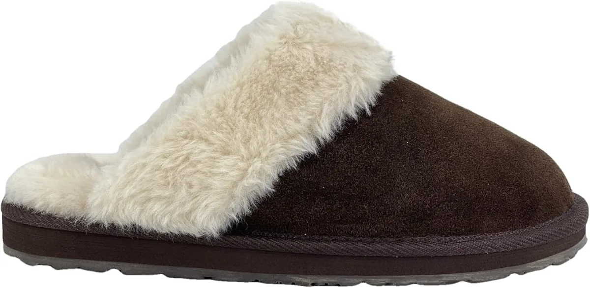 Clarks Womens Open Back Suede Leather Comfort Clog Slipper JMS0583C view 2