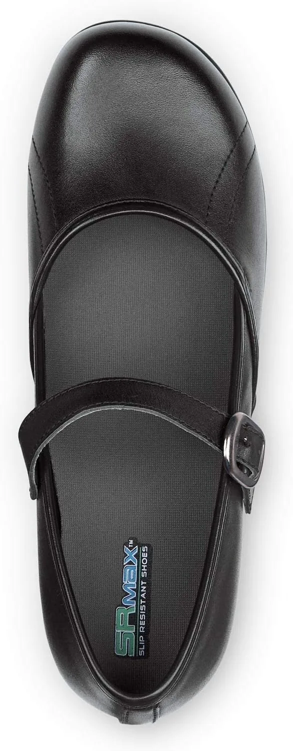 SR Max Vienna Women's Black Mary Jane Clog Style Slip Resistant Soft Toe Work view 5