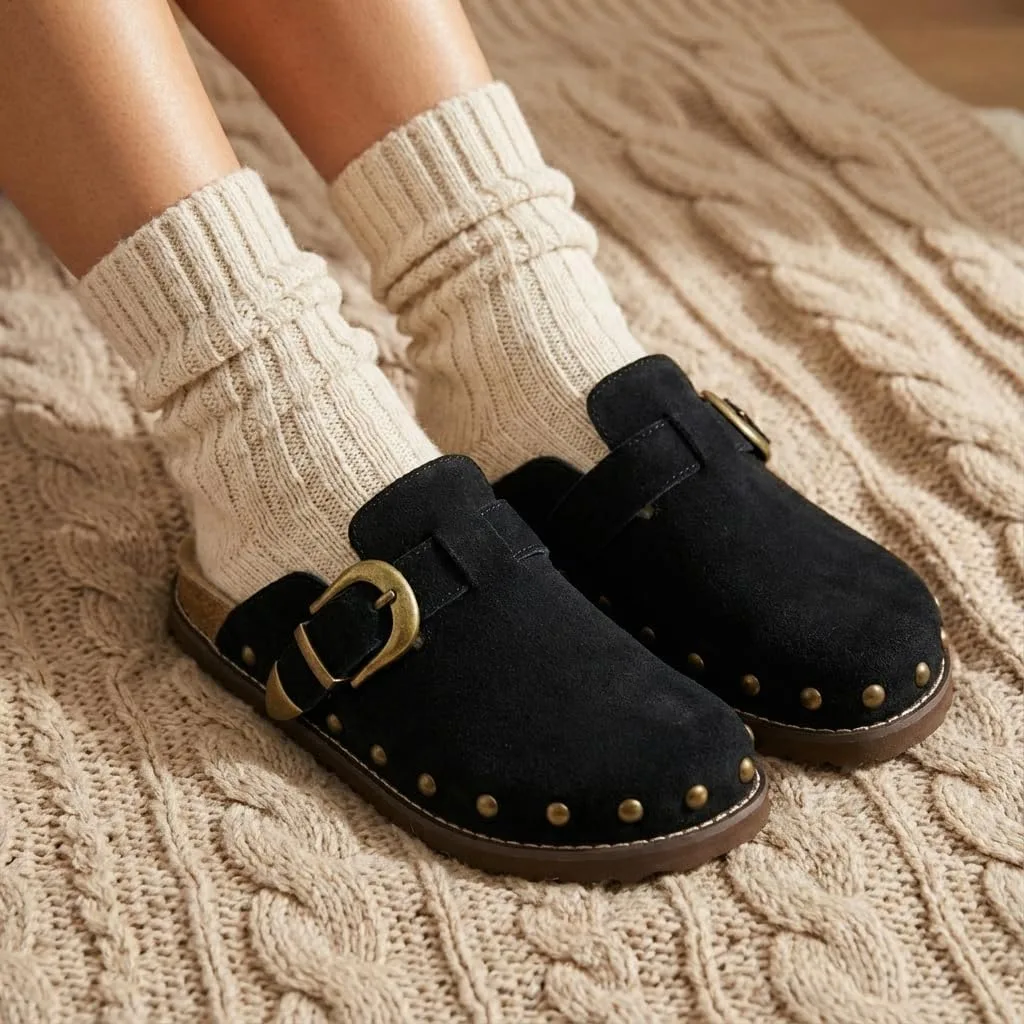 CUSHIONAIRE Bronco Slip On Mule Womens Shoes view 2