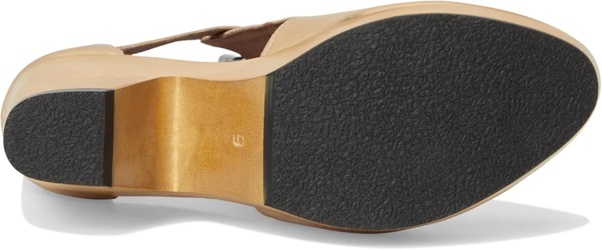 Free People Womens Cedar Leather Clogs view 3
