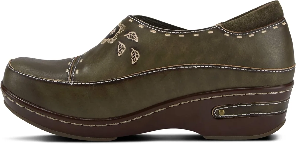 Spring Step L'artiste Burbank Leather Clogs for Women view 2