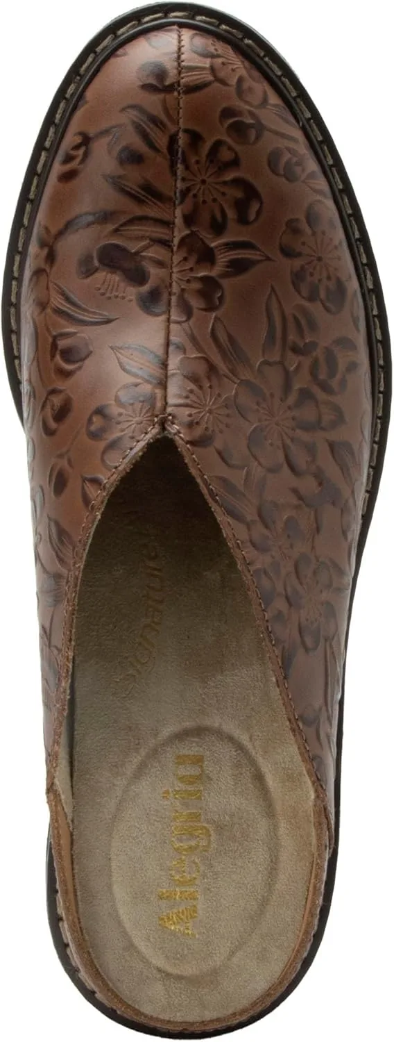 Alegria Women Michy Mule Western Open Back Leather Clog Heel view 4