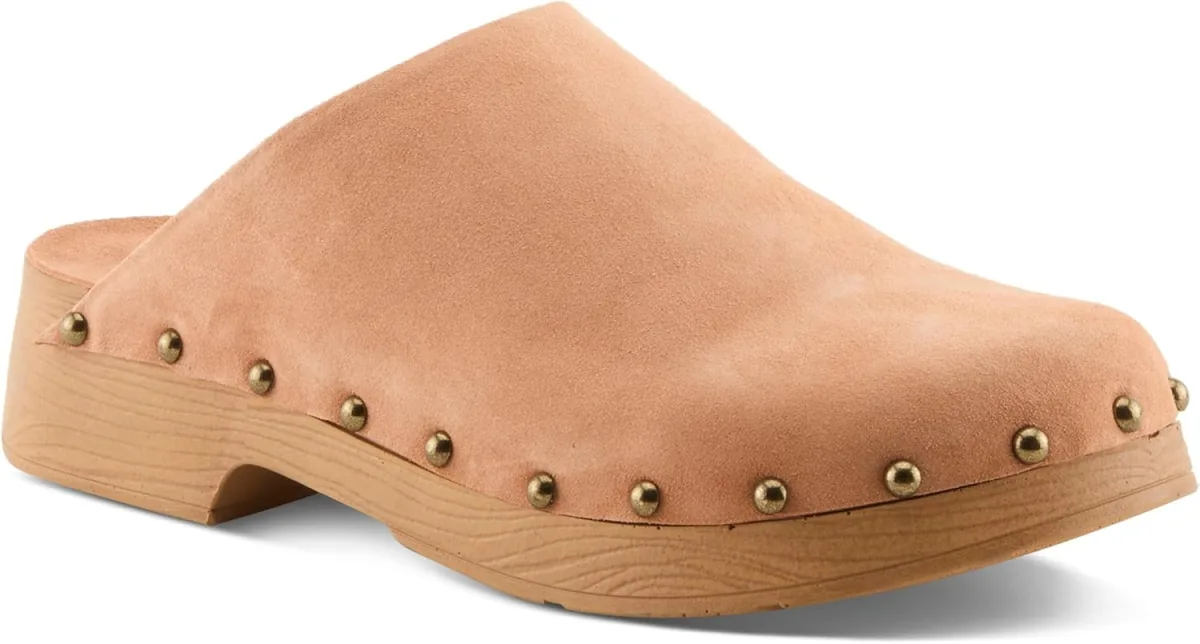 Spring Step Lolarue Women’s Suede Clog with Soft Lining & Cushioned Comfort view 2