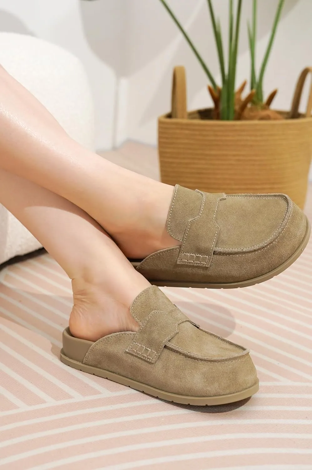 Project Cloud 100% Genuine Leather Womens Clogs view 5