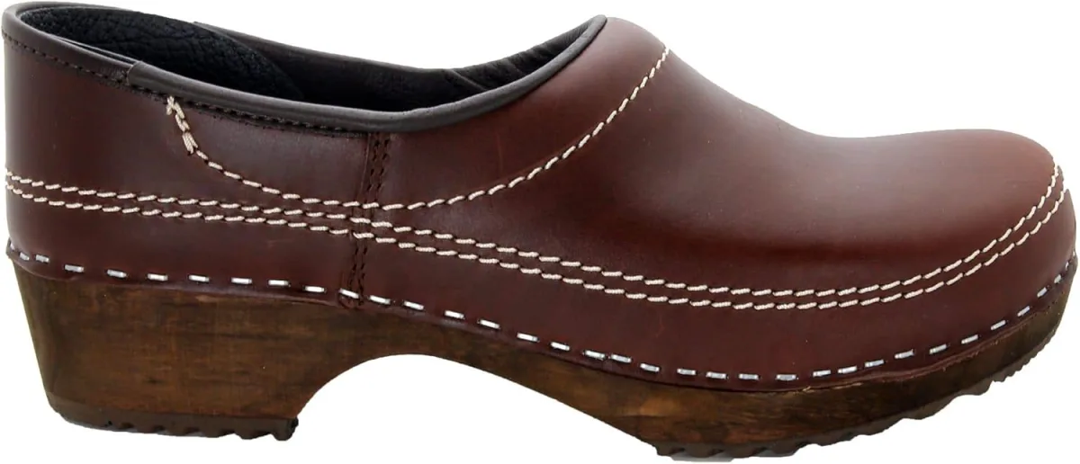 BJORK Swedish Comfort Men's Christian Full Grain Leather Clogs view 2