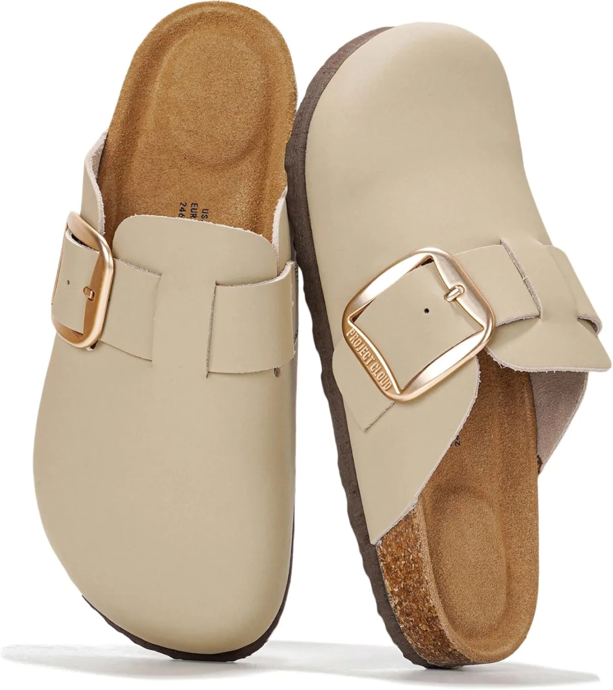 Project Cloud 100% Genuine Leather Clogs for Women Shoes view 5