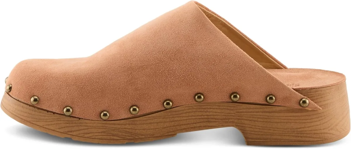 Spring Step Lolarue Women’s Suede Clog with Soft Lining & Cushioned Comfort view 3
