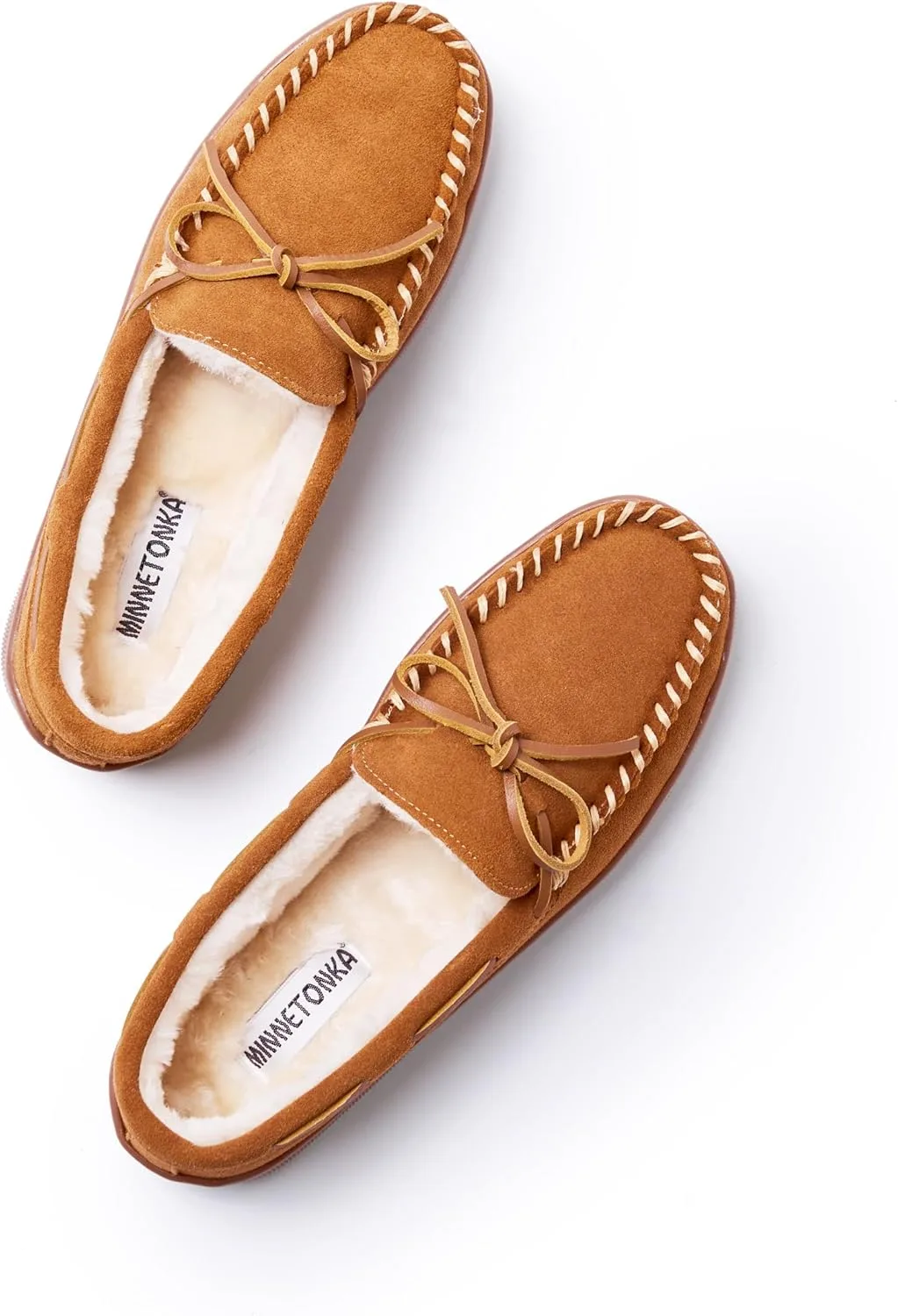 Minnetonka Men's Pile Lined Hardsole Slipper view 4