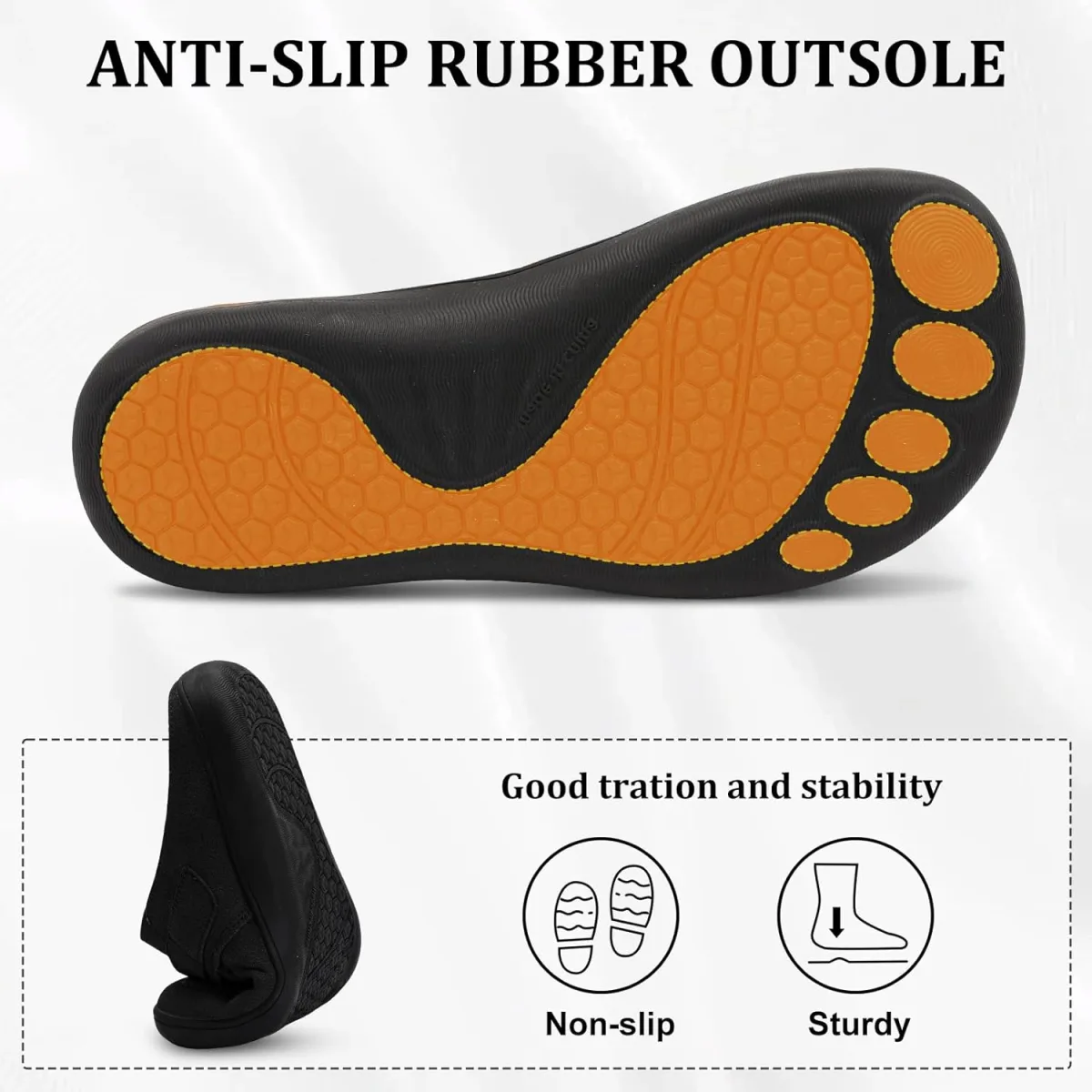 JOINFREE Womens Wide Suede Clogs Zero Drop Potato Shoes Diabetic Mules for Swo view 6