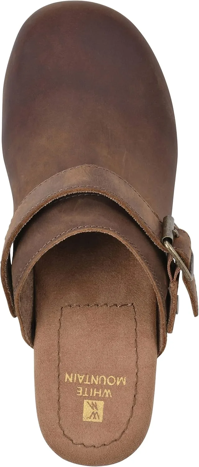 WHITE MOUNTAIN Shoes Being Leather Footbeds Clog view 6