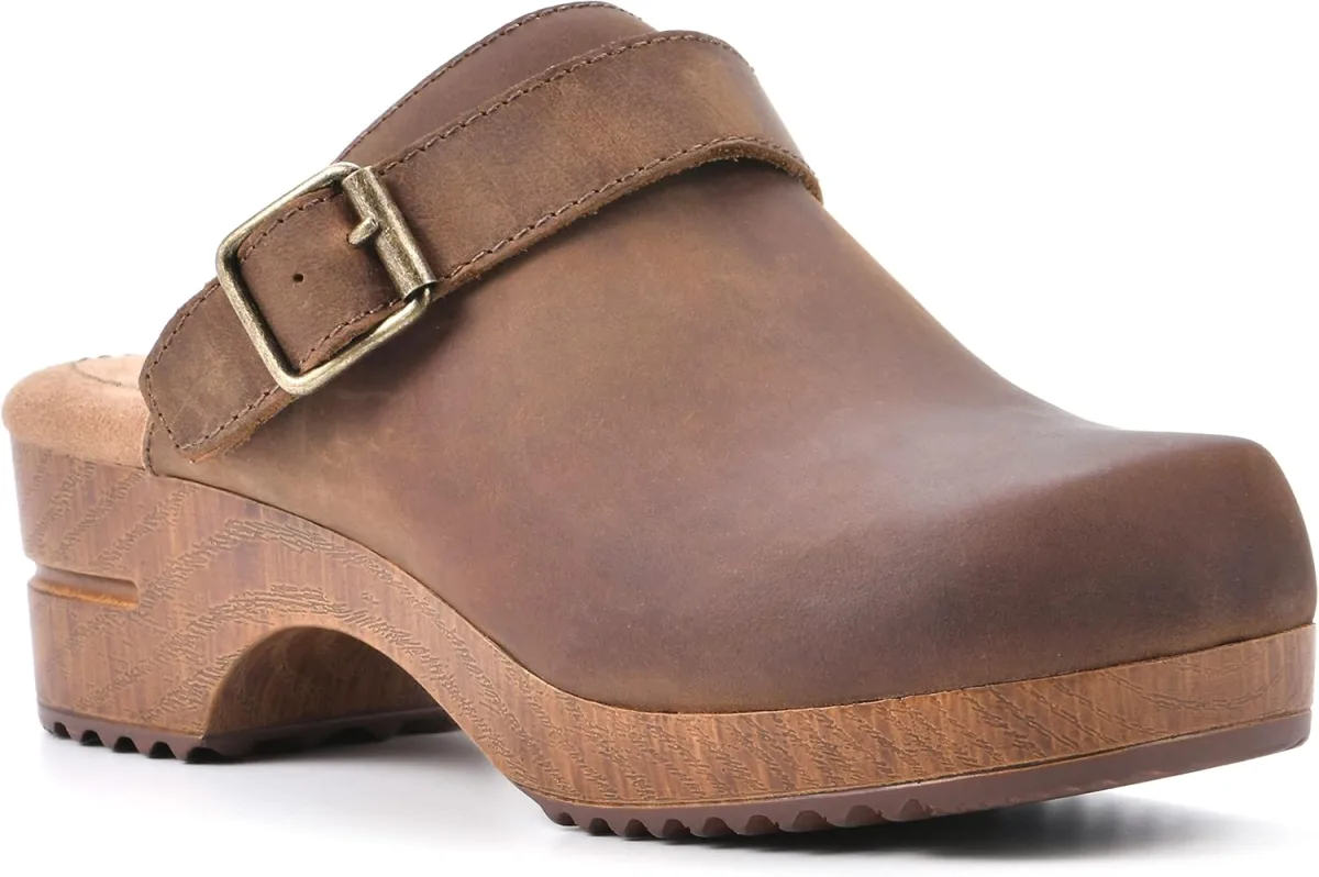 WHITE MOUNTAIN Shoes Being Leather Footbeds Clog view 2