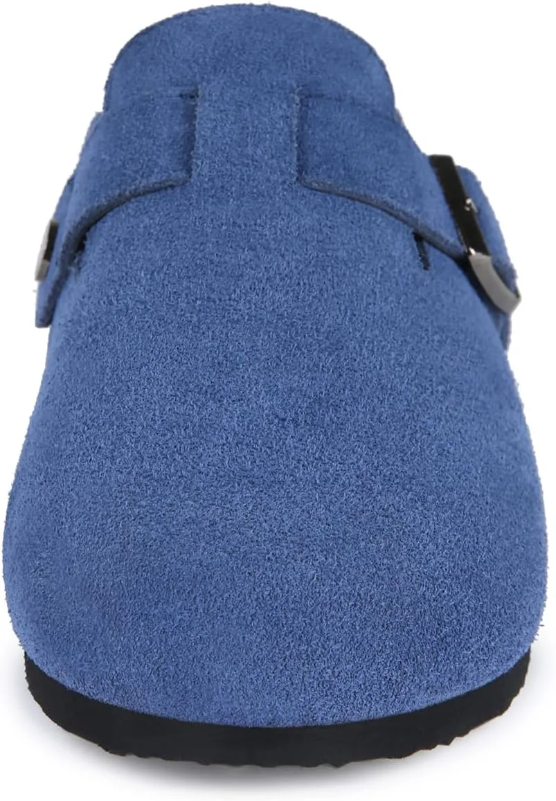 Dumalum Suede Clogs for Women and Men view 4
