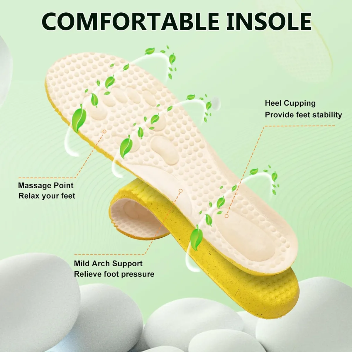 JOINFREE Mens Wide Suede Clogs Diabetic Mules for Swollen Edema Comfort Slip o view 5