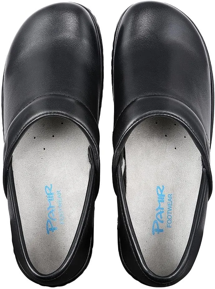 Women's Genuine Leather Clog with Arch Support view 4