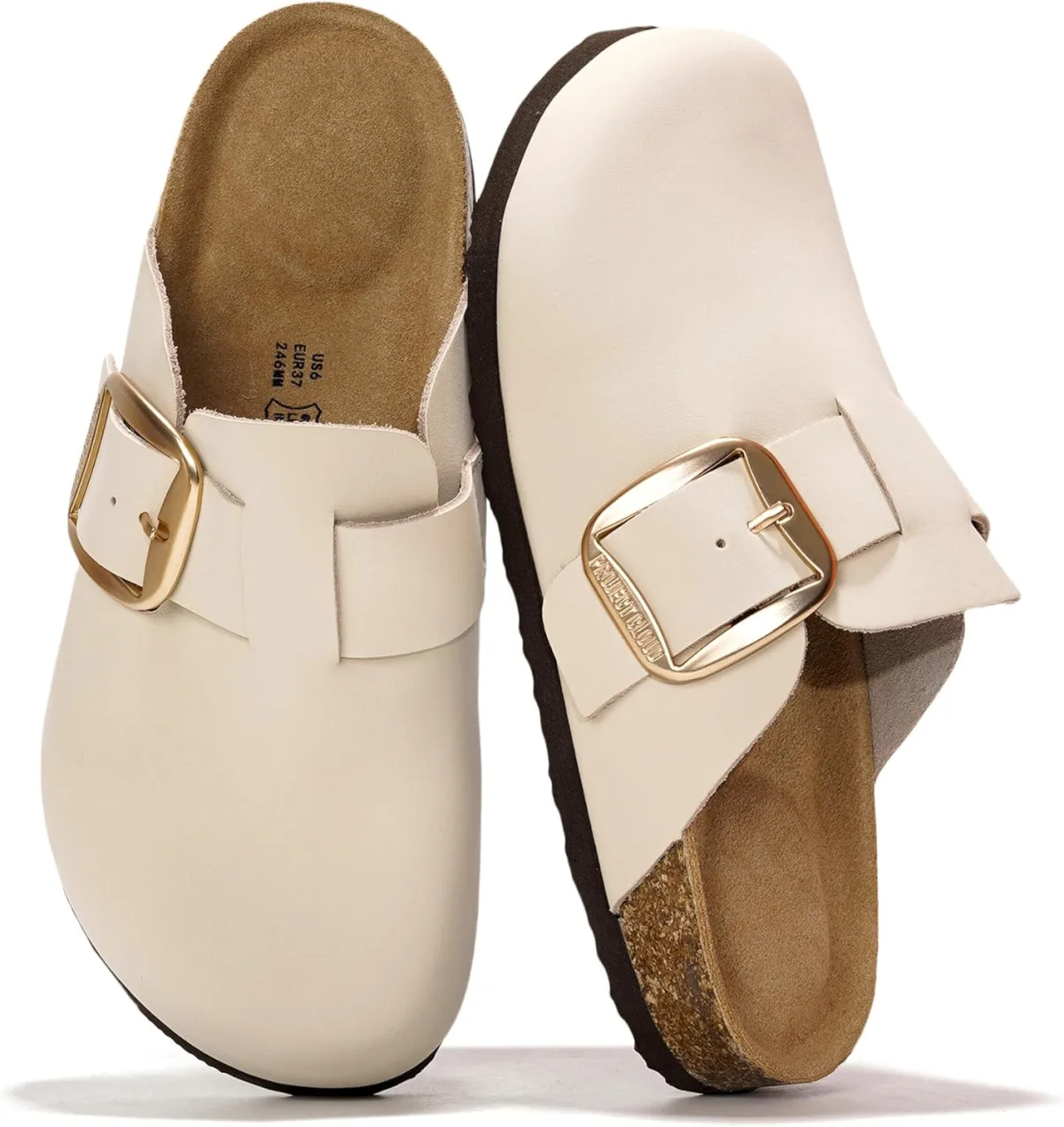 Project Cloud 100% Genuine Leather Clogs for Women Shoes view 3
