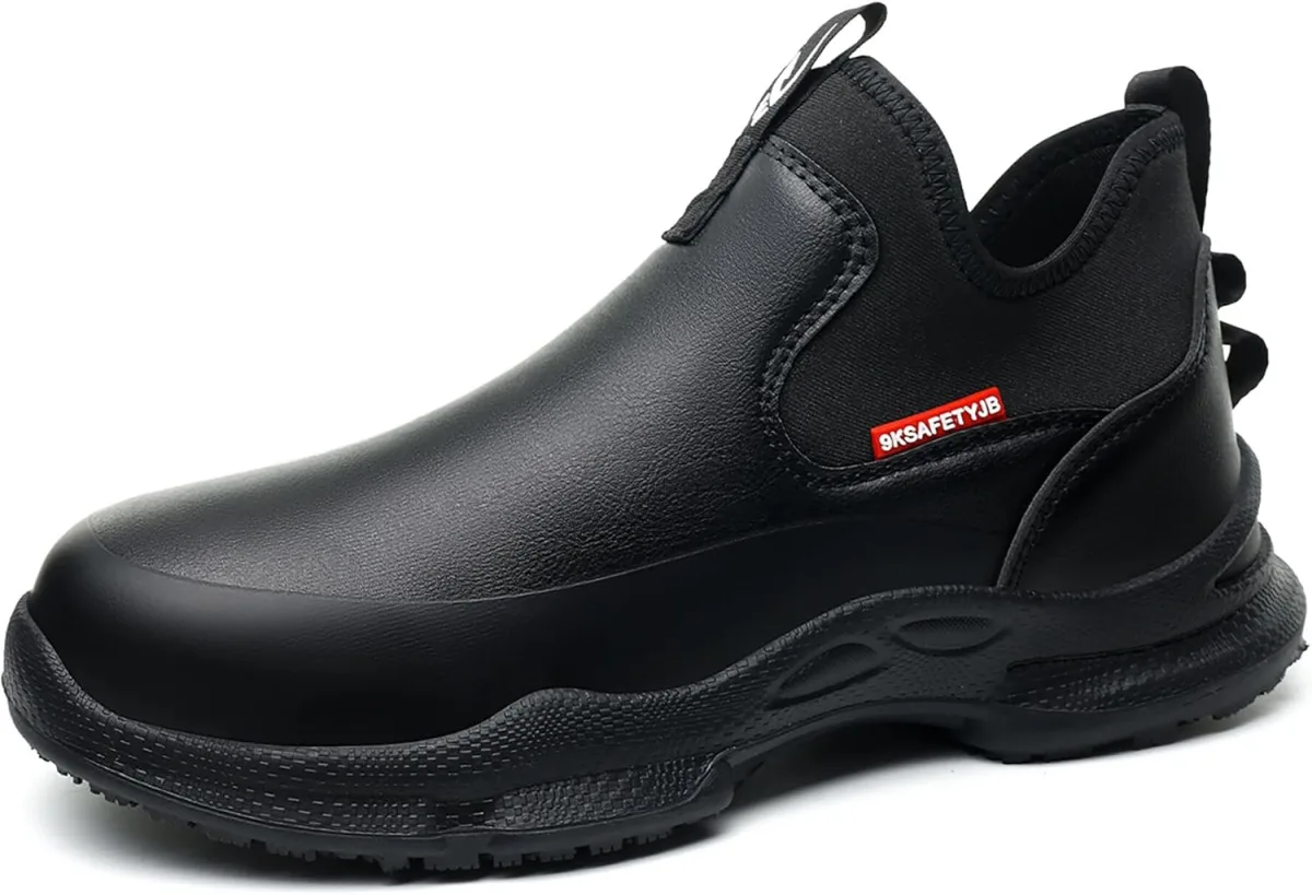 ORISTACO Non Slip Kitchen Chef Shoes Waterproof Lightweight Nursing Garden Foo view 3