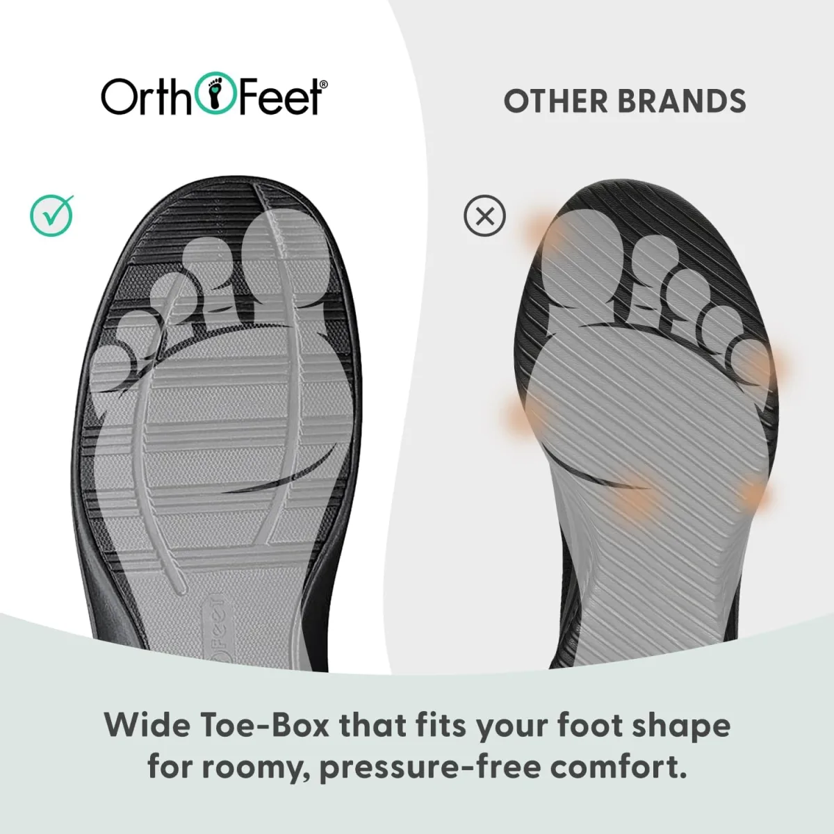 Orthofeet Men's Orthopedic Clog Slipper with Arch Support Asheville view 6