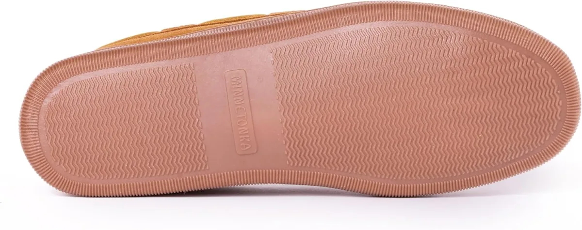 Minnetonka Men's Pile Lined Hardsole Slipper view 5