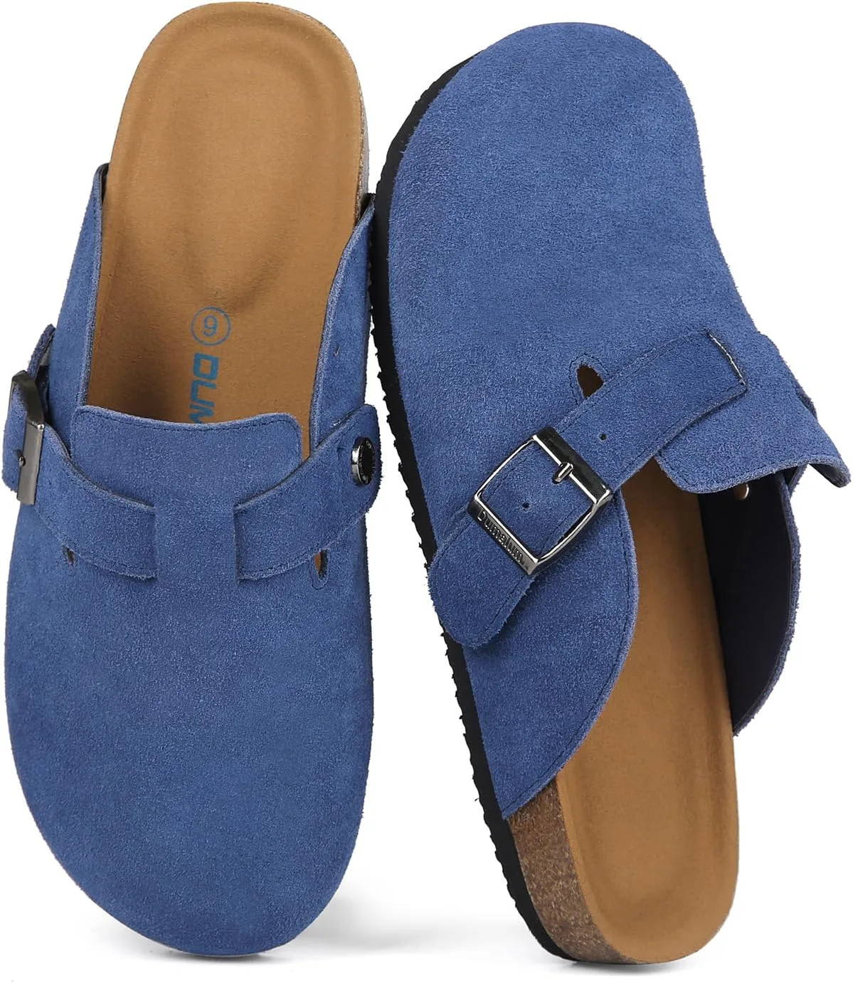 Dumalum Suede Clogs for Women and Men view 2