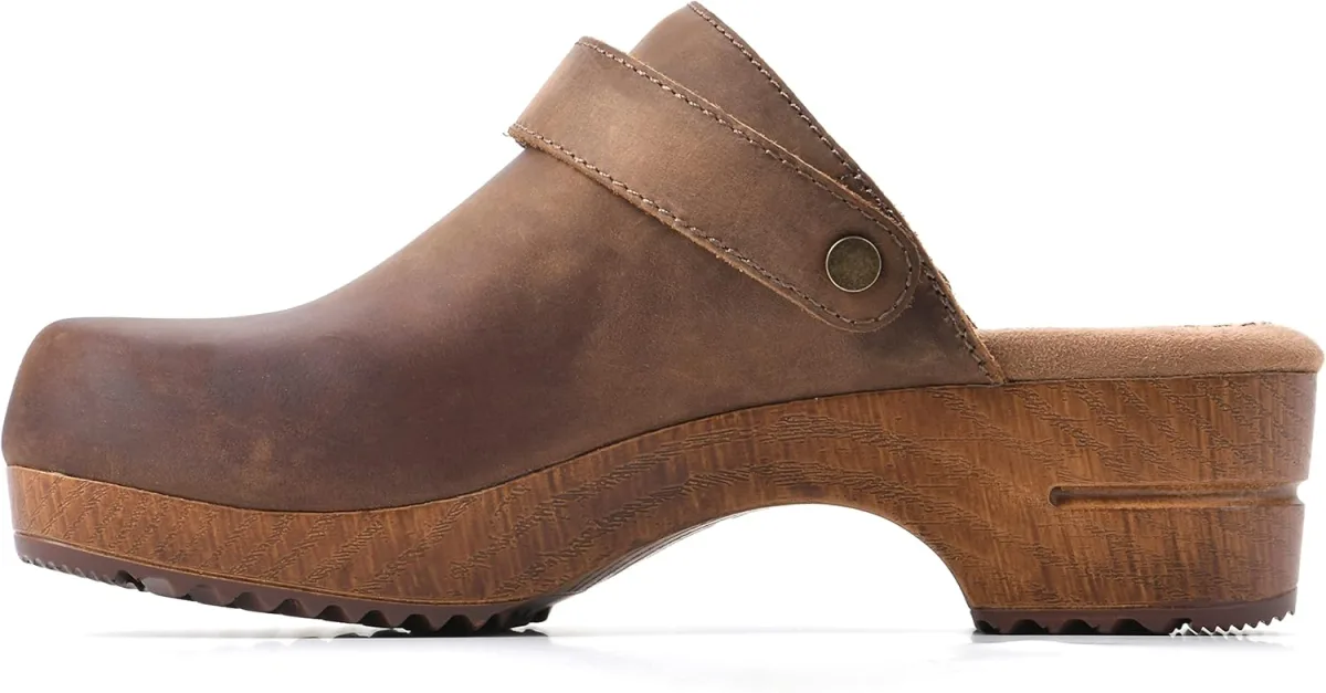 WHITE MOUNTAIN Shoes Being Leather Footbeds Clog view 4