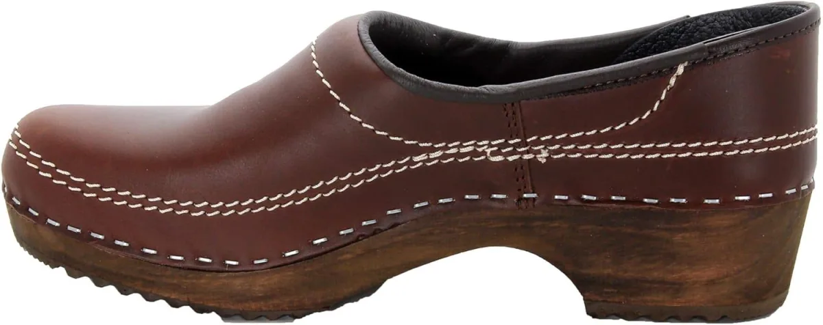 BJORK Swedish Comfort Men's Christian Full Grain Leather Clogs view 3