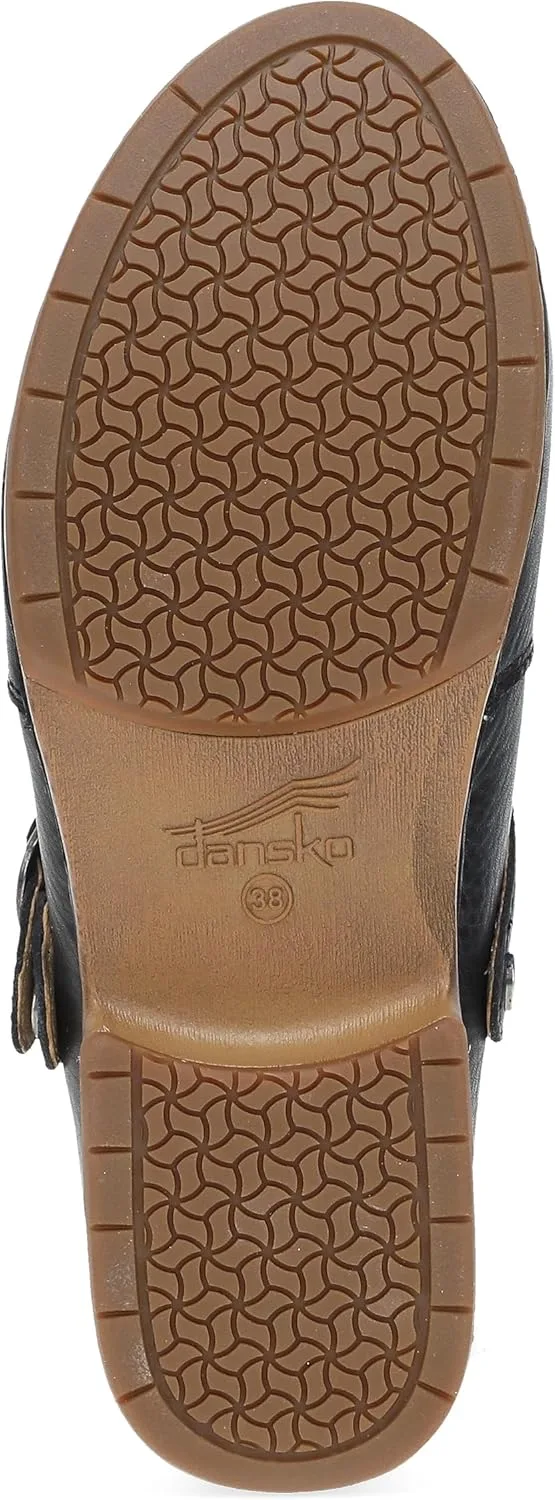Dansko Millie Women’s Slingback Swivel Strap Leather Clogs –Slip-Resistant Wor view 3