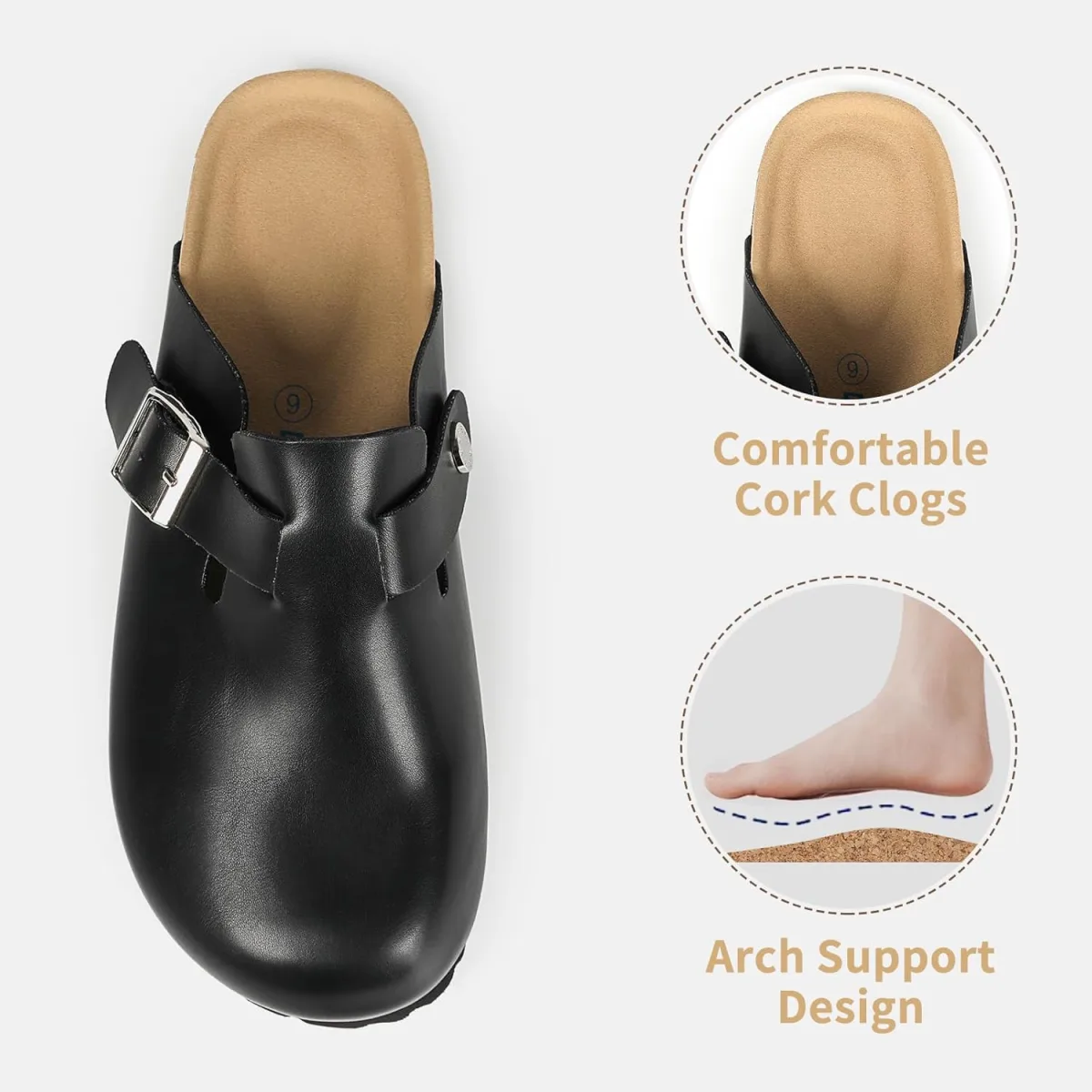 Dumalum Suede Clogs for Women & Men view 5